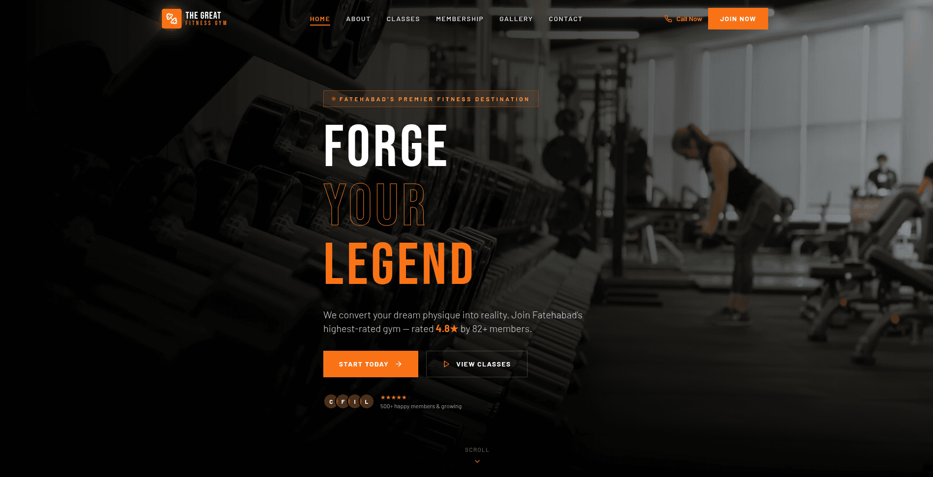 Gym Website