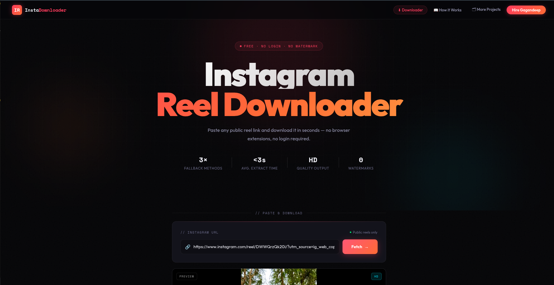 IGDownloader – Instagram Reel Downloader