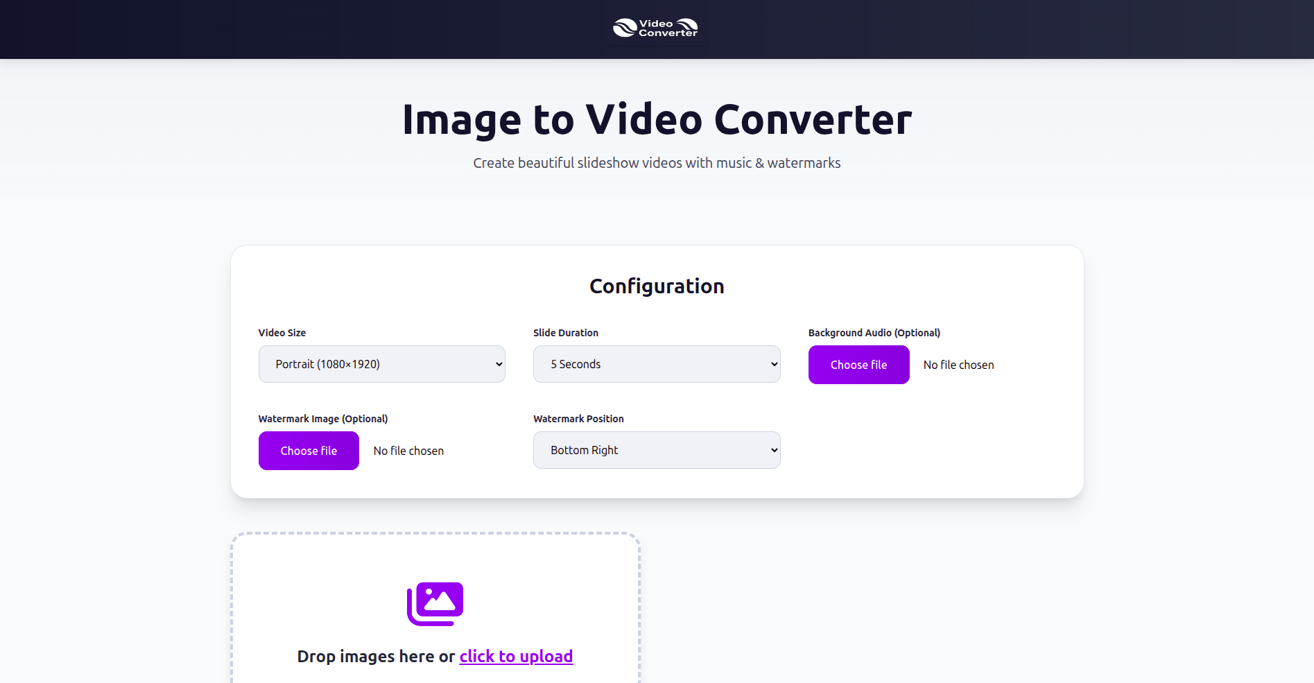 Image to Video Converter